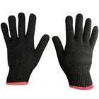 Luva Preta Pigmentada Tricotada Segurança Epi Canteiro Obra |